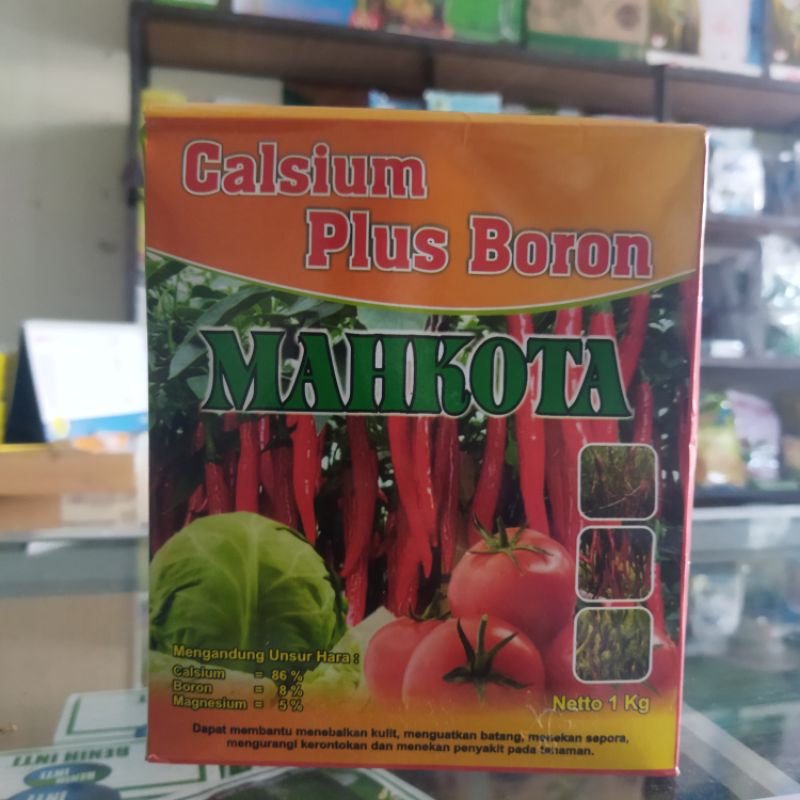 (UNTUK TANAMAN)KALSIUM+BORON MAHKOTA 1 KG