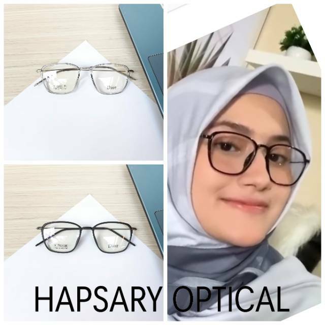 Frame Kacamata Wanita Trendy, Kaca mata Anti Radiasi CR MC, Kacamata Minus, Kaca mata Plus Fashion