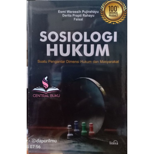 Buku  Sosiologi Hukum suatu Pengantar Dimensi Hukum dan Masyarakat -  Esmi Warassih Pujirahayu