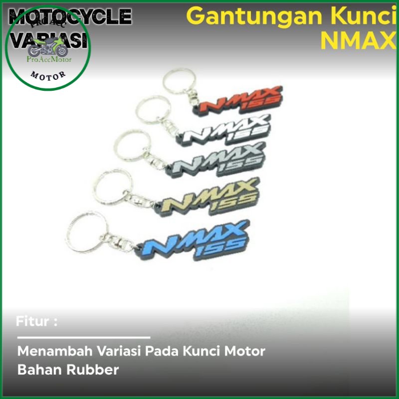 Gantungan kunci karet Rubber Motor NMAX premium (bisa cod)