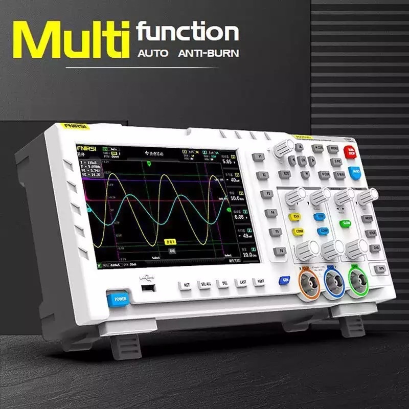 FNIRSI-1014D Digital Oscilloscope 2 In 1 Dual Channel Input Signal Generator 100MHz 1GSa/s