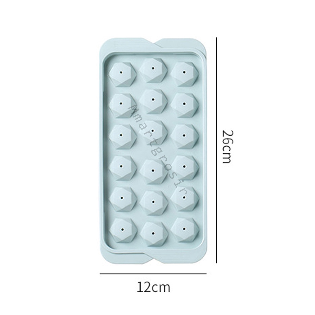 Cetakan Es Batu crystal/ Cetakan Jelly / Cetakkan Serbaguna/ 18 Slot