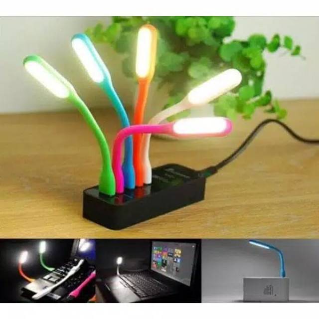 Lampu usb LED  Flexibel model sikat Gigi komputer