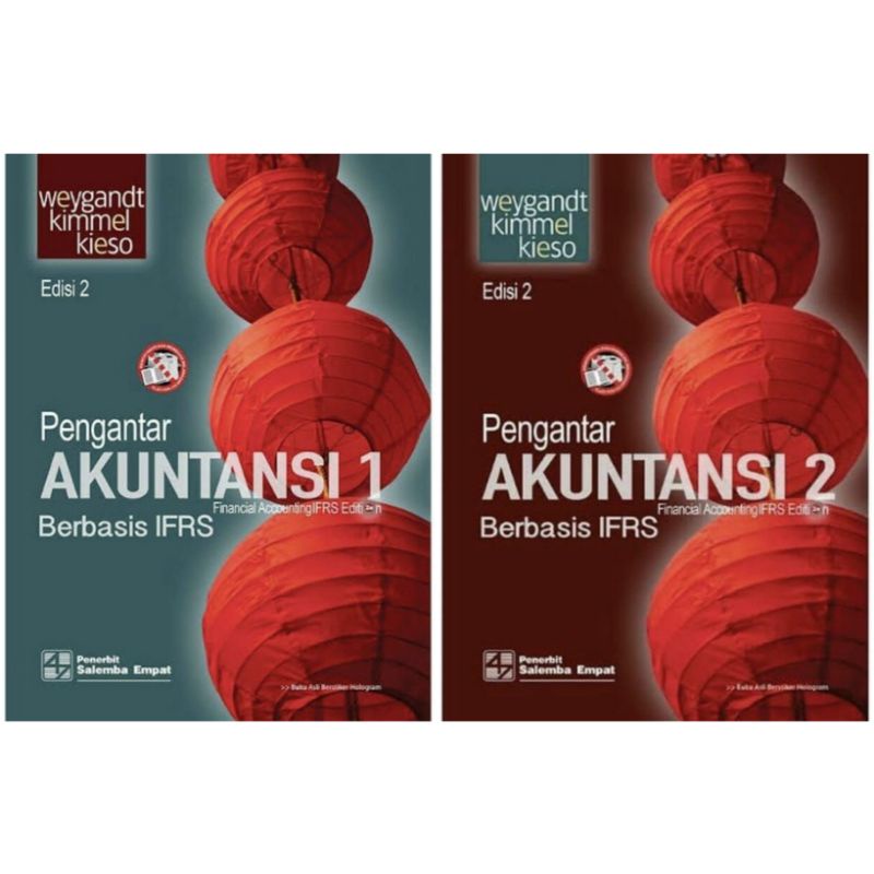 PAKET 2 BUKU PENGANTAR AKUNTANSI 1 DAN 2  EDISI 2 BERBASIS IFRS WEYGANDT KIMMEL KIESO