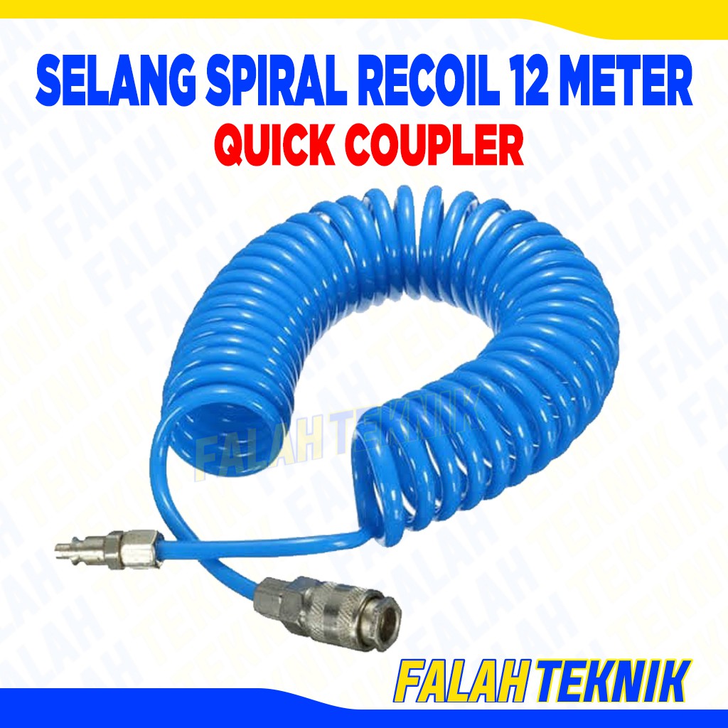 Jual Selang Spiral Recoil Meter Quick Coupler Shopee Indonesia