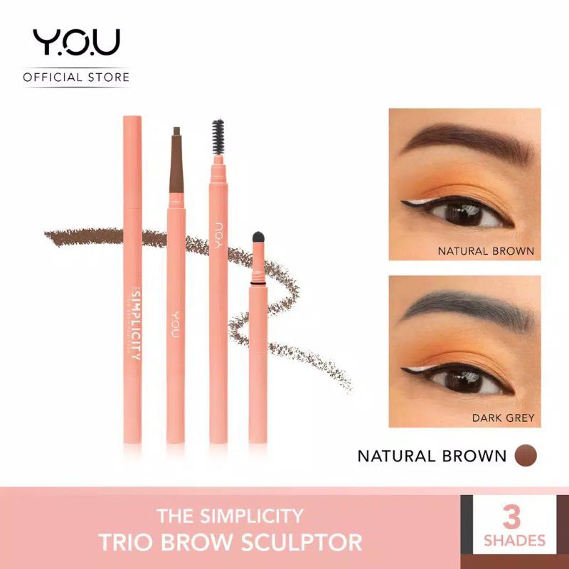 Y.O.U trio brow scluptor
