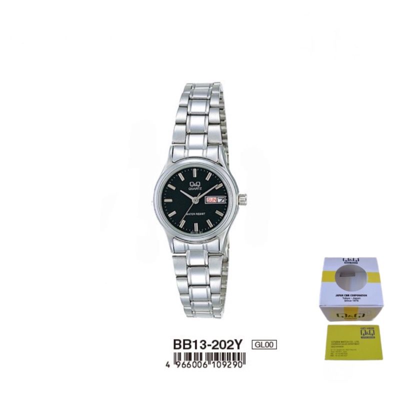 Jam Tangan Wanita QnQ QQ Q&amp;Q BB13-202Y  BB13-202Y Original Water Resist