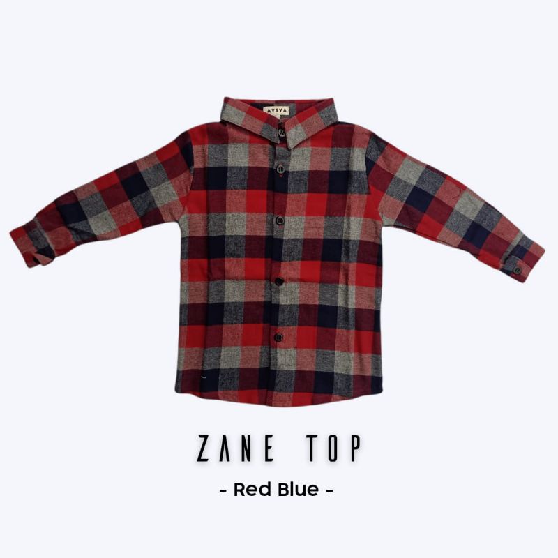 Kemeja Flanel Anak / Zane Top