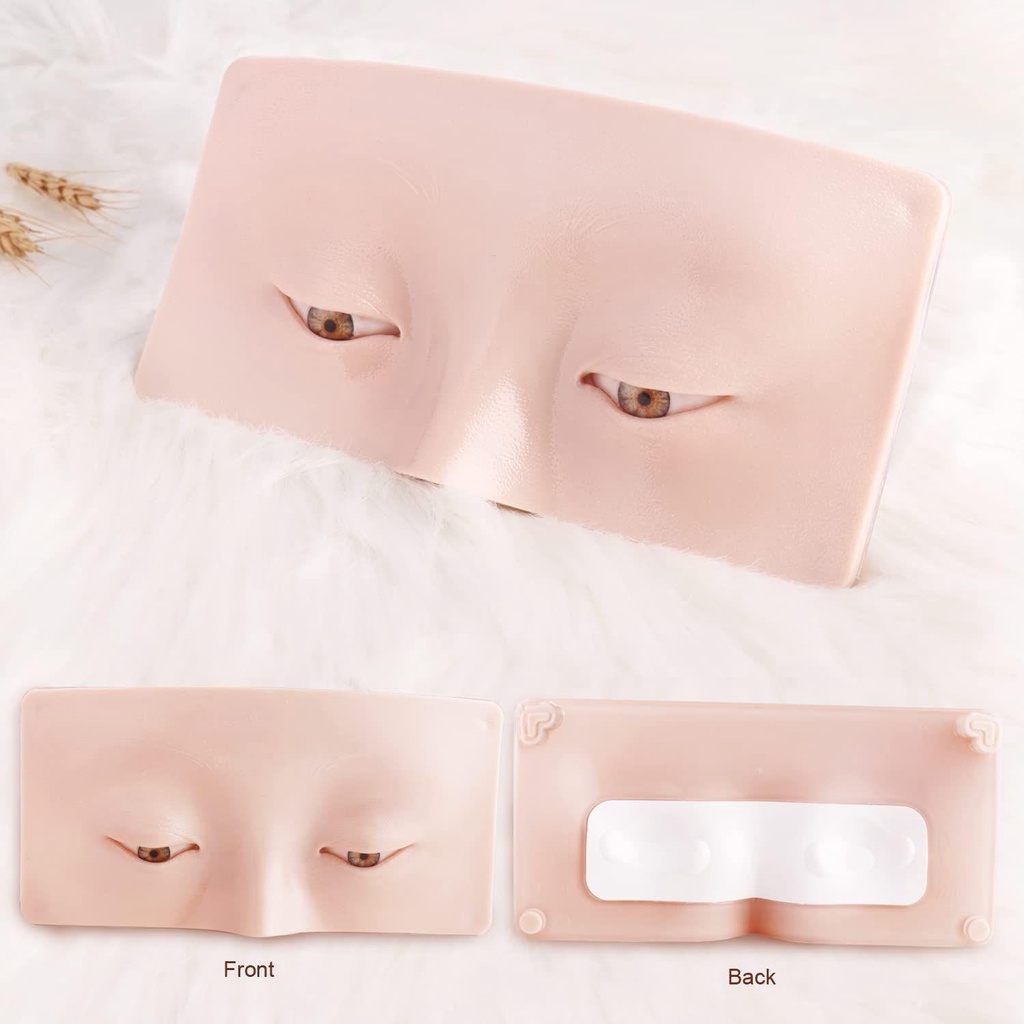 Preva Alat Bantu Sempurna Silikon Untuk Wajah Eyes Lash View Eyelids Berlatih Makeup Face Board