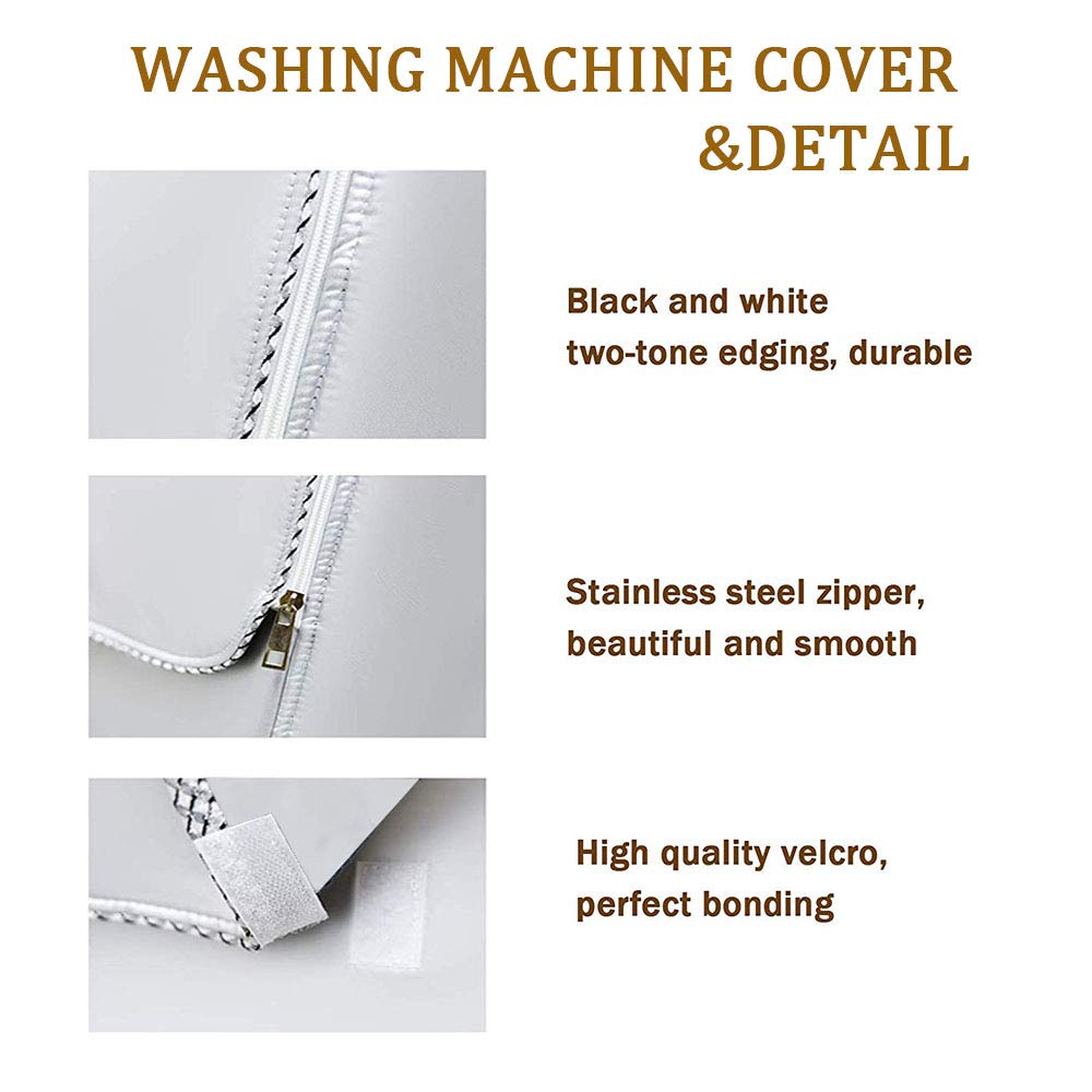 【Depan Terbuka】Sarung Pelindung Penutup Mesin Cuci/Cover Mesin Cuci Anti Air Buka Depan/Washing Machine Cover