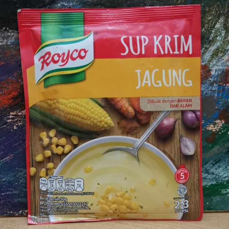 

Pasti Untung--Royco 44gr Sup Krim Ayam Kepiting dan Jagung Instant Soup Mix
