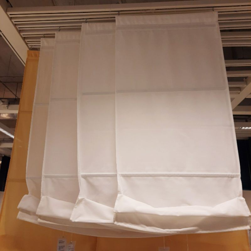 Tirai Roman Putih, 80x160 cm