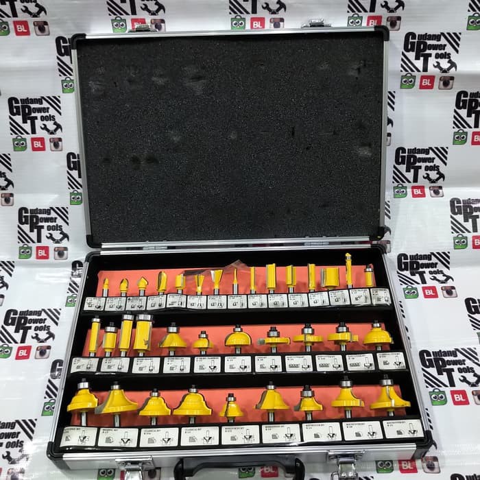 Mata Router Mata Profil Mata Trimmer Set Router Bit Set 35pc