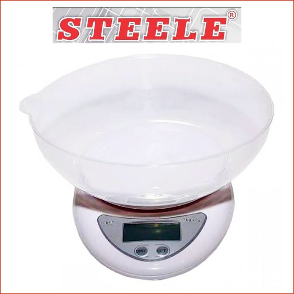 Timbangan Dapur STEELE TD-05 Digital Mangkok / Timbangan Kue Mangkuk Electronic Kitchen Scale