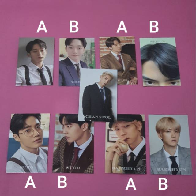 Official EXO Fortune PhotoCard pc Season Greeting SG 2020