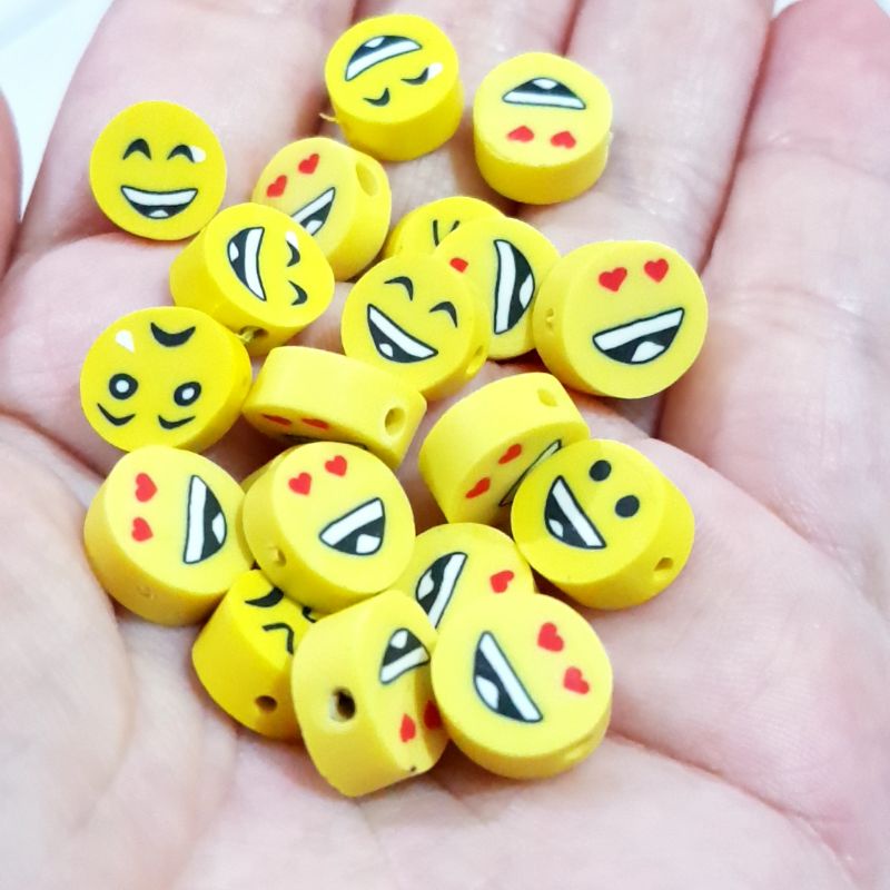 20 pc Mote Clay Emoticon Random