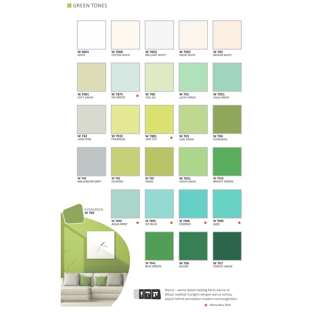 Cat Tembok Interior Weldon 5 kg