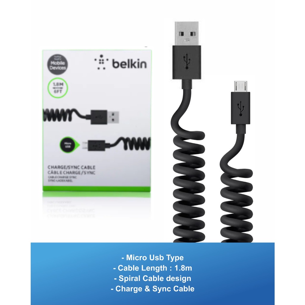 KABEL USB BX-1802 MICRO 1.8M SPIRAL CHARGING TRANSFER DATA