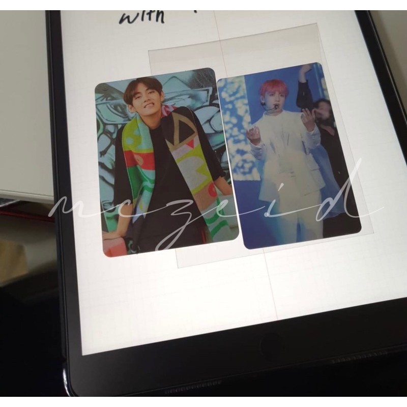 BTS PHOTOCARD DVD TAEHYUNG JUNGKOOK PC DVD JUNGKOOK LY SEOUL TAE SG17