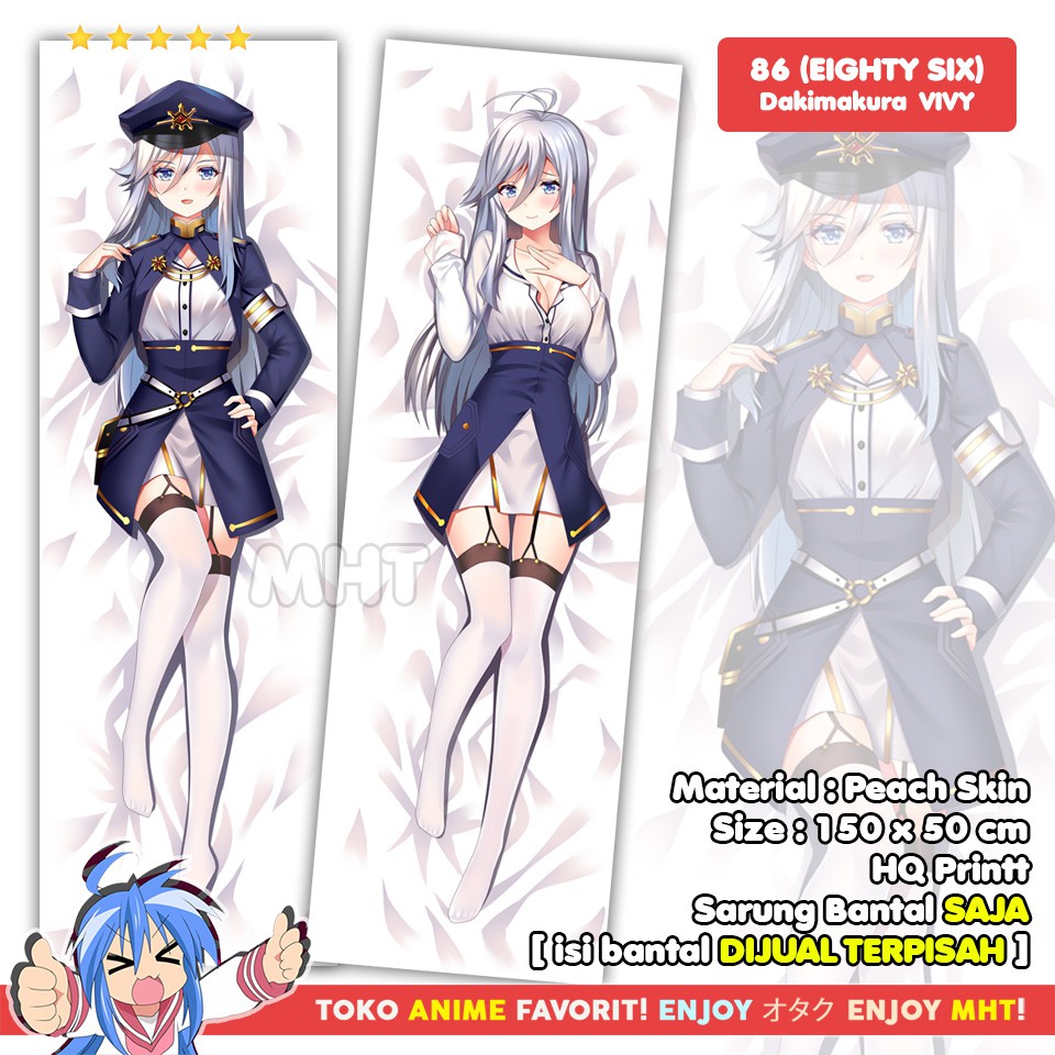 Sarung Bantal Anime Dakimakura 86 Eighty Six : Lena Vladilena Milizé