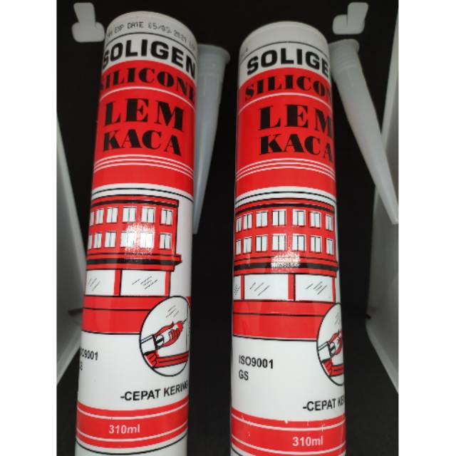 

Soligen Lem kaca/ lem sealant/ lem silikon 310ml