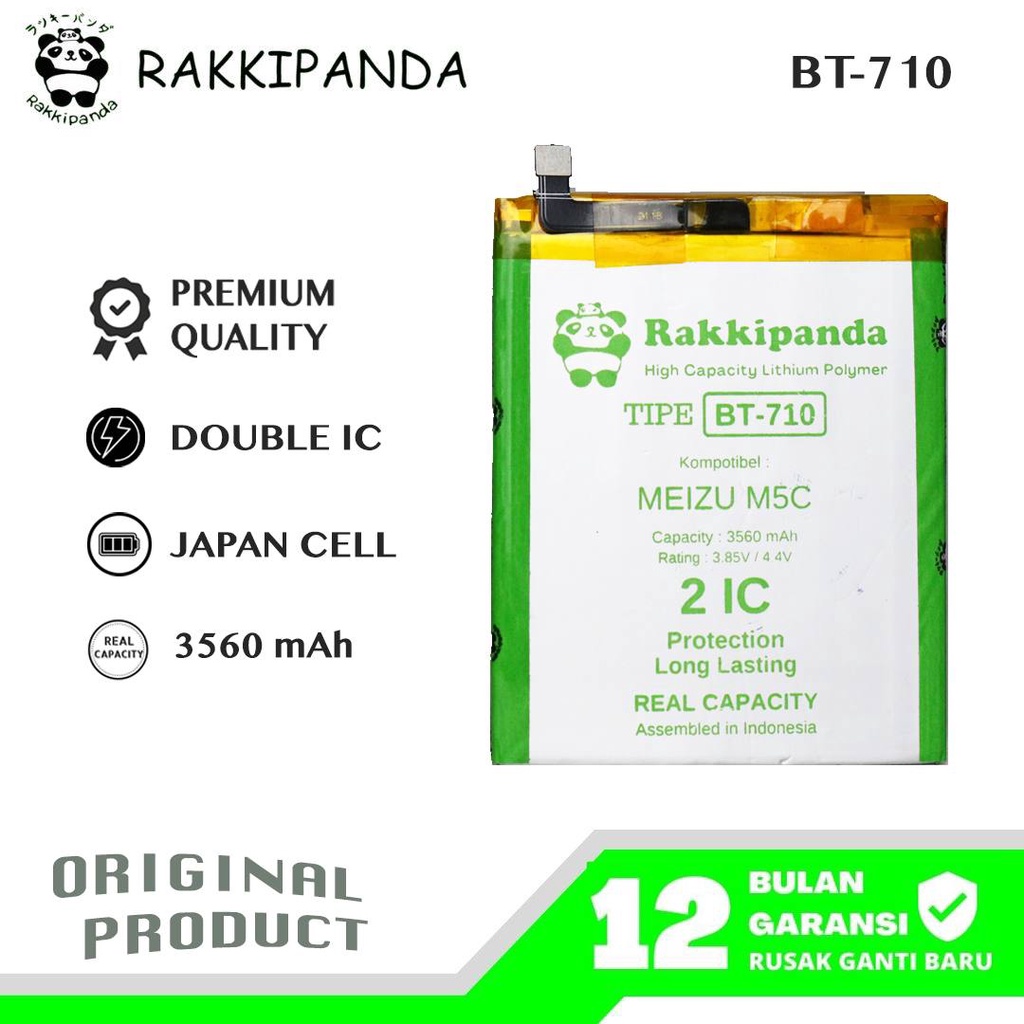 RakkiPanda - BT710 Meizu M5C Batre Batrai Baterai