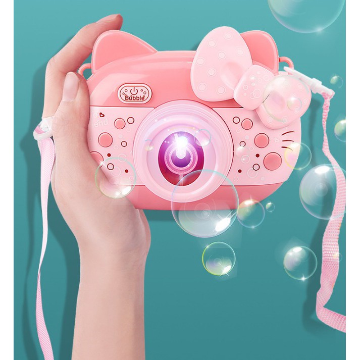 Mainan Anak Bubble Machine Mainan Anak Camera Bubble Beautiful Music Bubble Camera