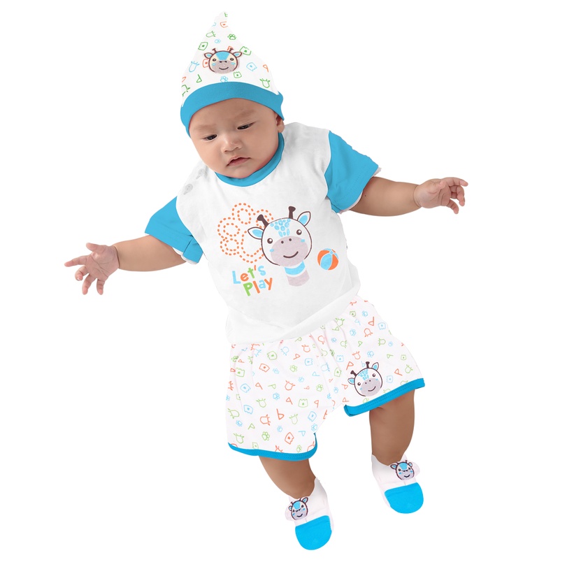 Kiddy Baju Set Bayi  / Set Hadiah Bayi Free Kertas Kado Dan Ucapan