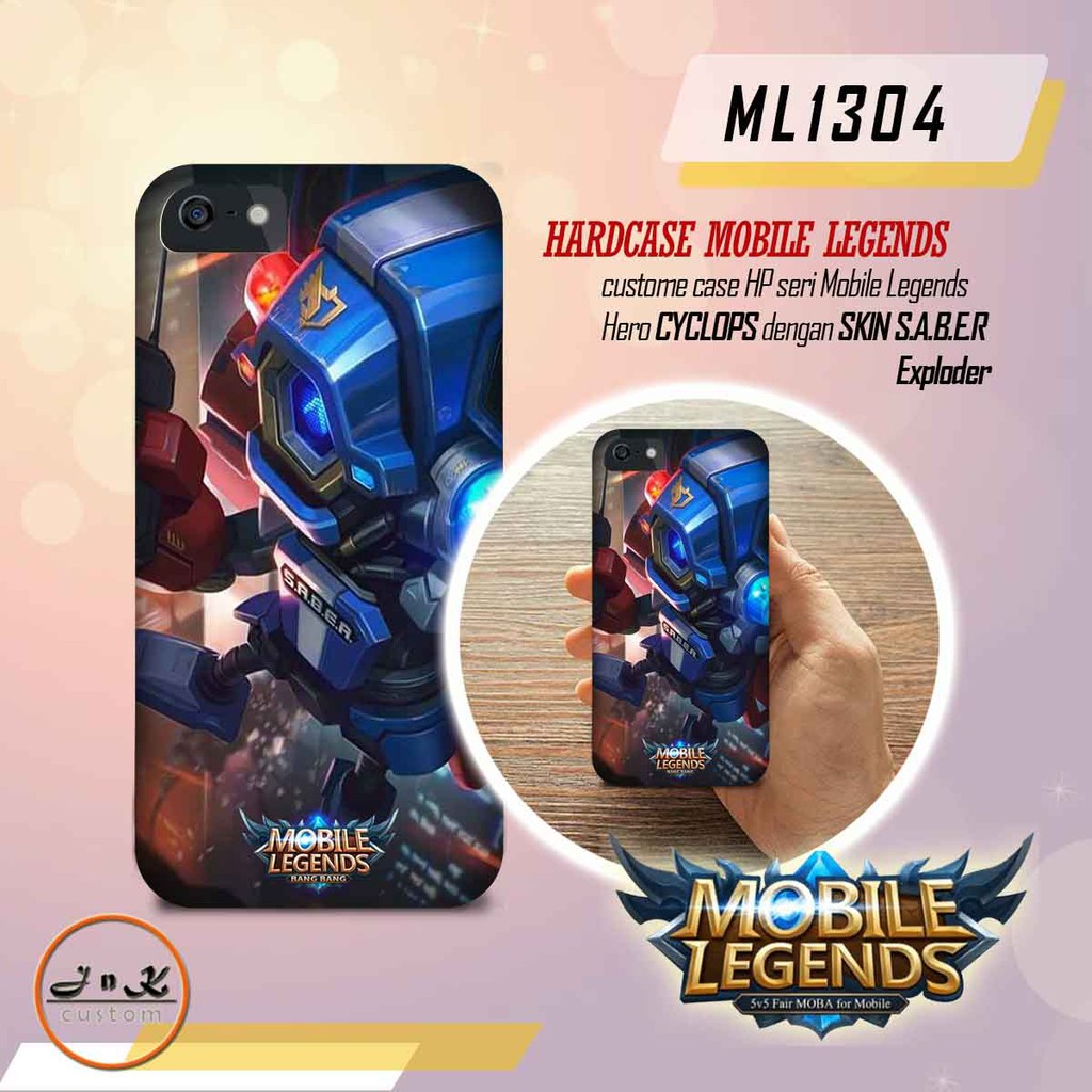 CUSTOM CASE MOBILE LEGENDS - HERO CYCLOPS. SKIN S.A.B.E.R EXPLODER