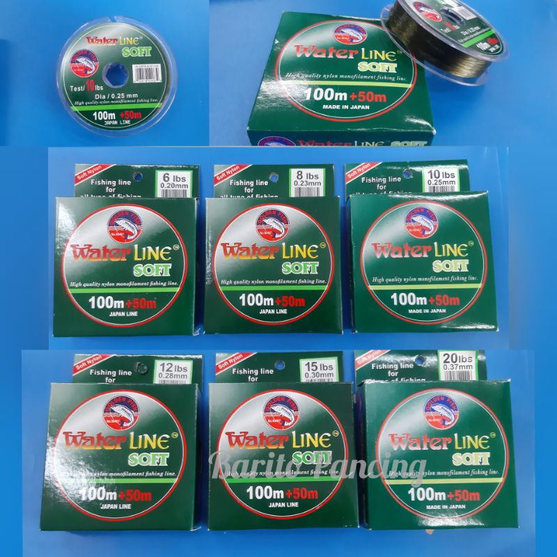 Nelon Waterline Soft Golden Fish Senar Pancing