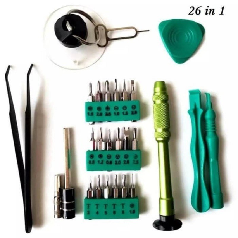 DMR Obeng Set Fatick DK7067 High Quality 26 in 1 HP Repair Tools 1 Set