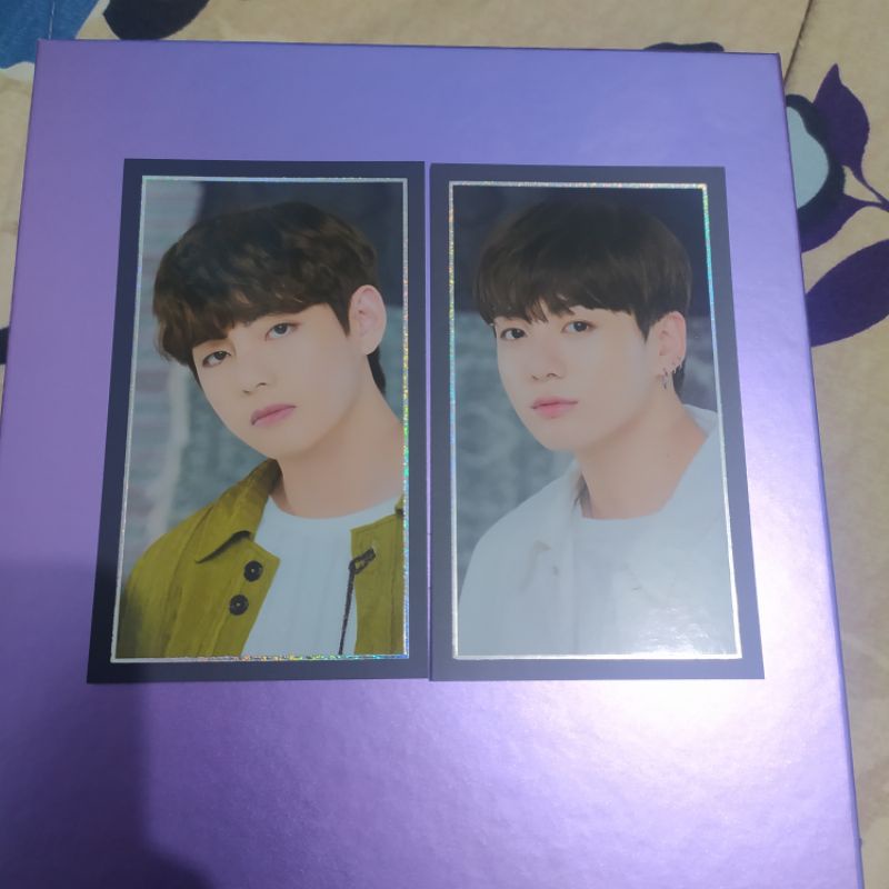Message Card PTD Merch BTS V JK Taehyung Jungkook Permission to Dance