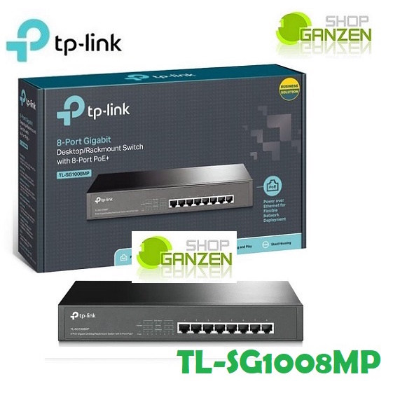 TP-Link tplink TL-SG1008MP SG1008MP Gigabit Switch with 8-Port PoE+