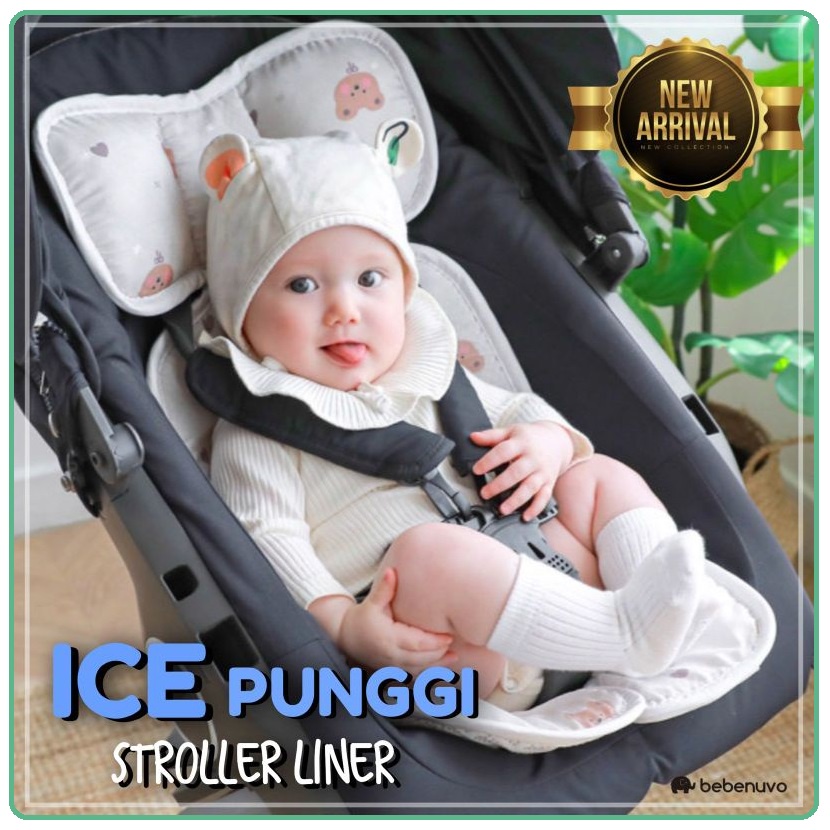 Bebenuvo Ice Punggi Cool Seat Liner | Alas Stroller Anti Gerah