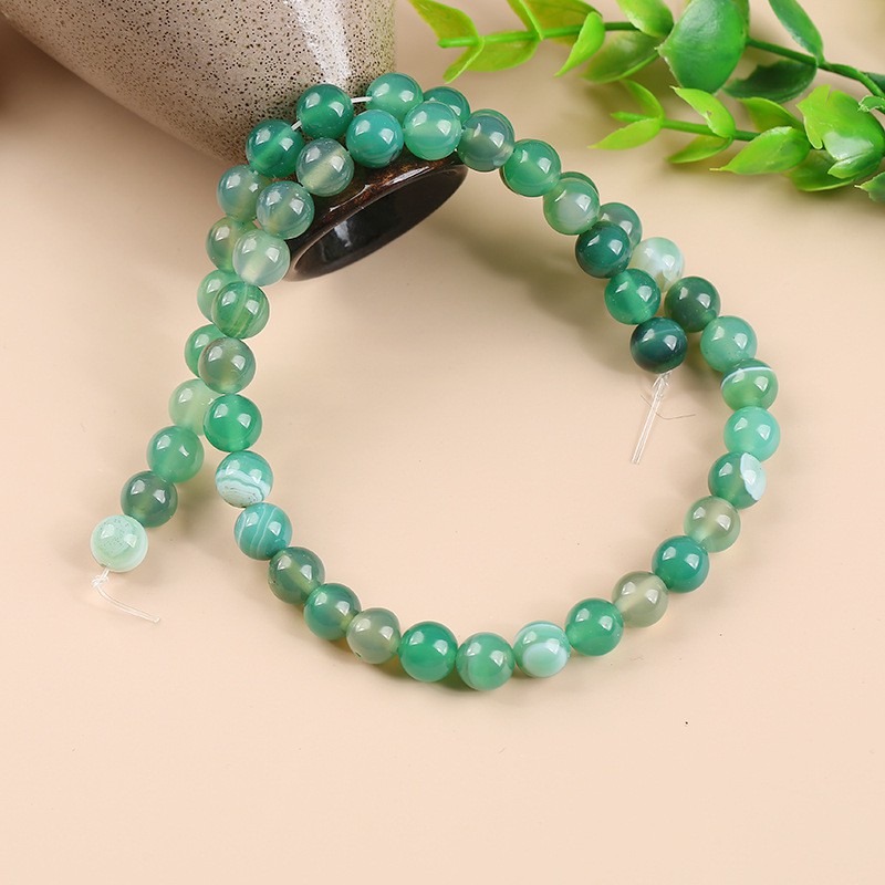 Green Moss Agates Stone Bead 6-12Mm