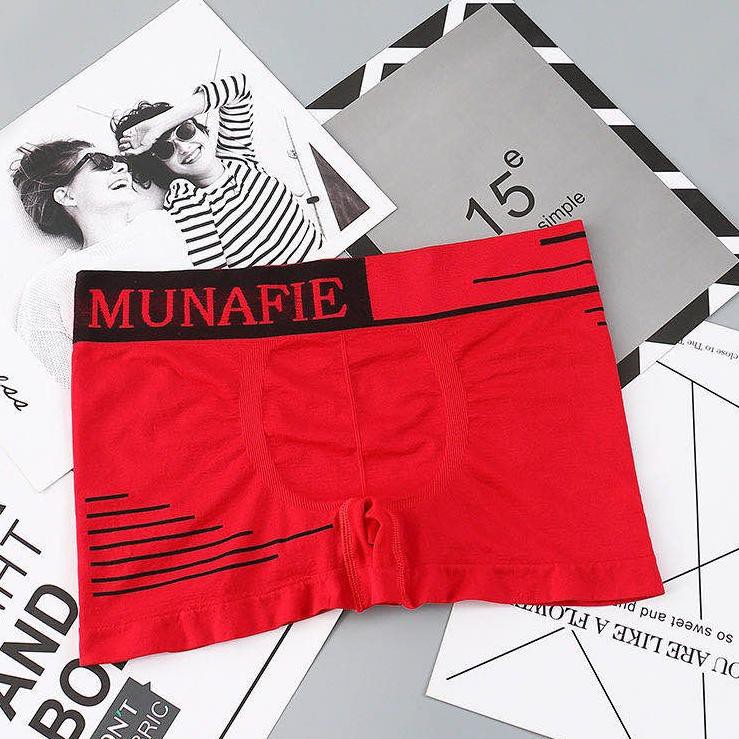 FQ7 【 Bra Mall 】BM-023 New Munafie Pria Boxer Original Celana Dalam Pria Import Kekinian✰ (Readystoc