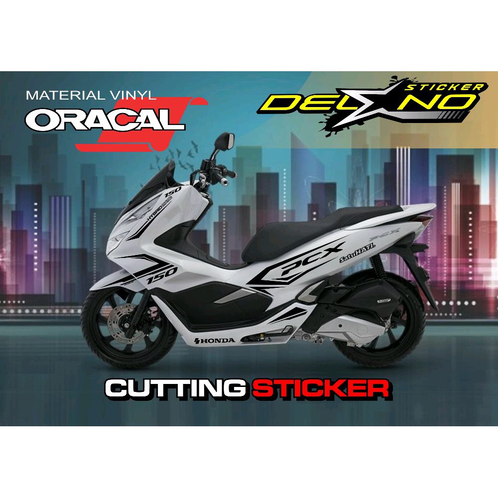 Cutting Sticker Striping Honda Pcx Limited Shopee Indonesia