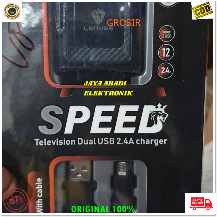 J304 2.4A CHARGER FAST CHARGING CAS CASAN ADAPTOR USB ADAPTER ADAPTIVE LENYES TC SUPER SPEED ANDROID HP HANDPHONE QUICK QUALLCOM REAL  KABEL FAST CHARGING SUPPORT BISA SEMUA MEREK HANDPONE BISA JUGA UNTUK HP ANDROIT YANG SUPPORT FAST CHARGING