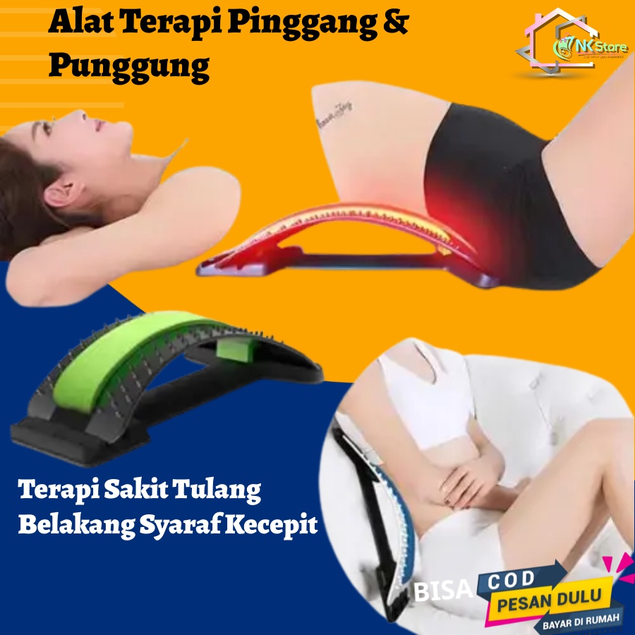 Alat Terapi Pinggang Dan Punggung lumbar pillow Syaraf Kejepit Terapi Sakit Nyeri Tulang Belakang Dan Sakit Pinggang