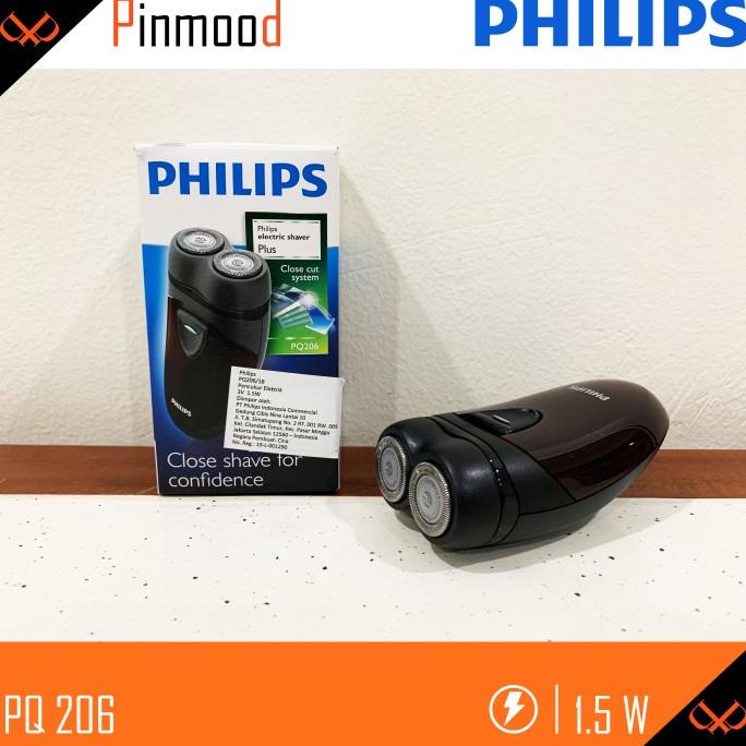 (BISA COD) SHAVER PHILIPS / PENCUKUR KUMIS JENGGOT ELEKTRIK PQ 206 ORIGINAL TERUJI Kode 630
