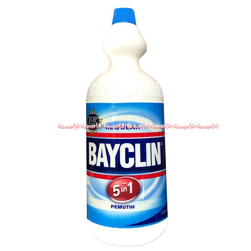 Bayclin 5in1 Pemutih Fresh Regular Cairan Pemutih Baju Pakaian 1000ml 1Liter Penghilang Noda Bay Clin