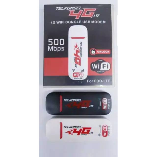 Modem Wifi USB 4G LTE Telkomsel 500Mbps dan 300Mbps