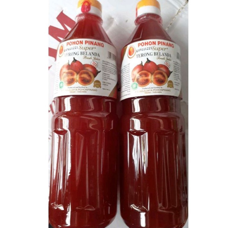 

Sirup Terong Belanda Pohon Pinang 1000ml/1Liter Asli Medan