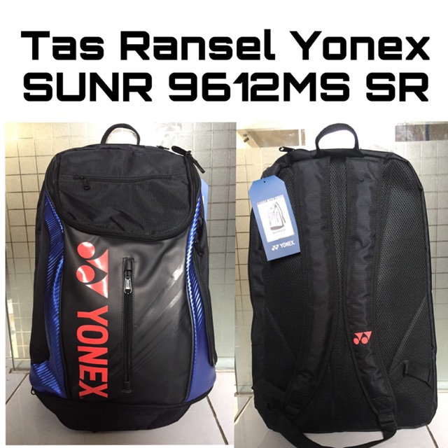 TAS RANSEL / BACKPACK / HAVERSACK BADMINTON TERBARU YONEX - SUNR 9612MS SR