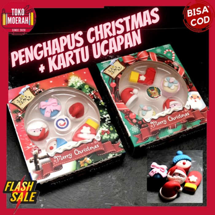 

Bagus Penghapus Lucu / Penghapus Pensil Unik Murah Natal Christmas Santa Berkualitas