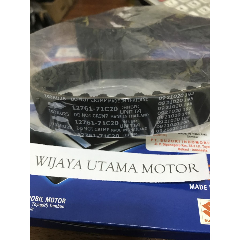 TIMING BELT TEMING BELT SABUK TEMING APV MEGA CARRY FUTURA INJECT ASLI