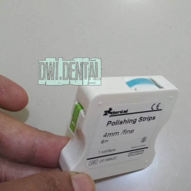 Dental resin komposit composite polishing strip roll