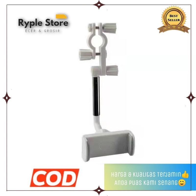 READY HD33 Holder Mobil Jepit Hp / Holder Tiang Stang Kaca Mobil / Holder Hp Mobil Dashboard Jepit