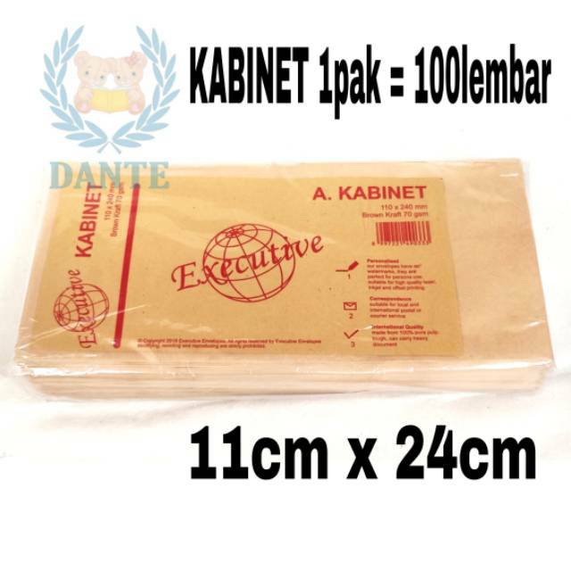 

Amplop Coklat Polos Ukuran Kabinet 1 Pak