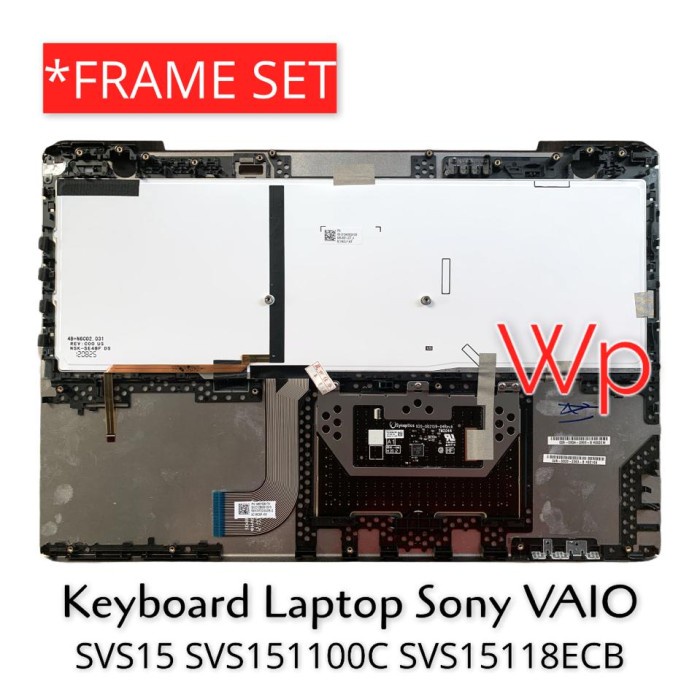 Keyboard Laptop Sony Vaio SVS15 SVS151100C SVS15118ECB SVS15118ECW